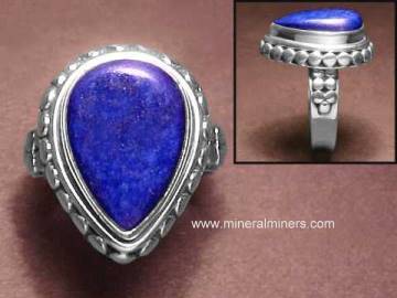 Handcrafted Lapis Lazuli Rings