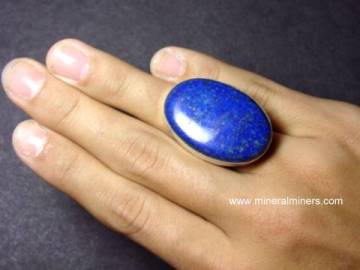 Lapis Lazuli Bead Rings